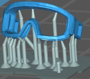 Goggles with Support