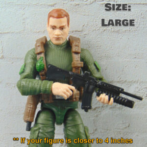 thumbnail image 2 of 1/18 Scale Weapon Handgun Holder & Backstrap Halter For 3.75' Action Figures 2 of 4