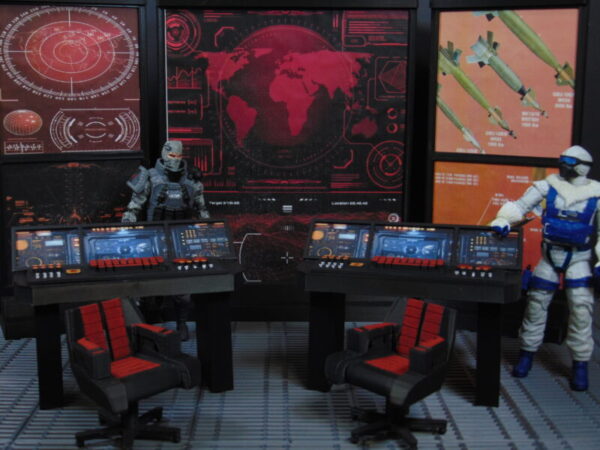Custom COBRA Mission Control Command Center Diorama Prop Set for GI JOE Classified figures - Image 3