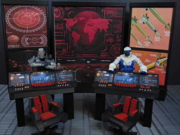 Custom COBRA Mission Control Command Center Diorama Prop Set for GI JOE Classified figures - Image 4