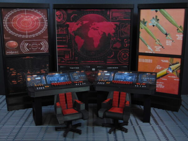 Custom COBRA Mission Control Command Center Diorama Prop Set for GI JOE Classified figures