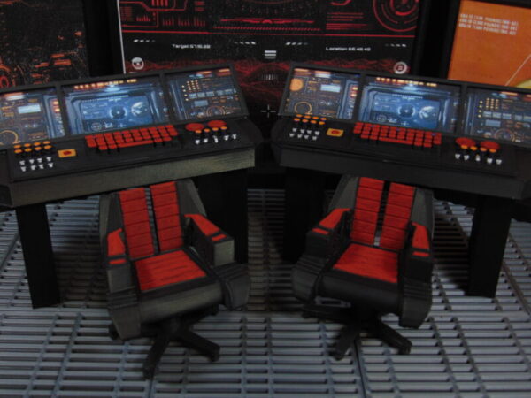 Custom COBRA Mission Control Command Center Diorama Prop Set for GI JOE Classified figures - Image 7