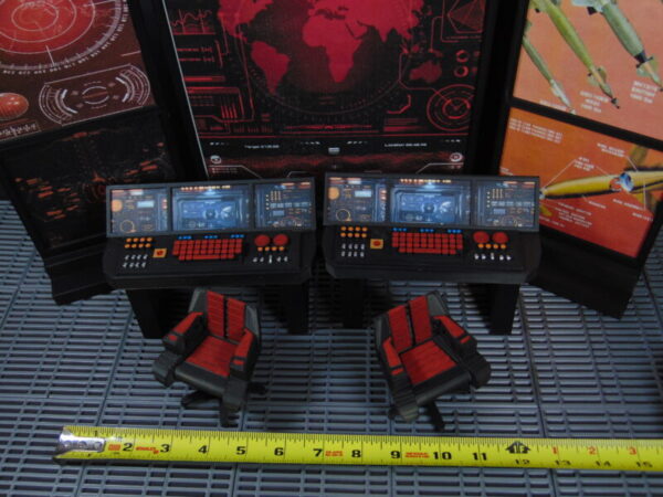Custom COBRA Mission Control Command Center Diorama Prop Set for GI JOE Classified figures - Image 11