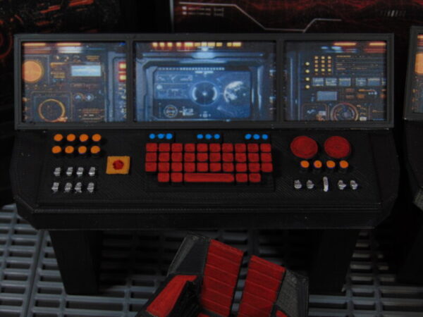 Custom COBRA Mission Control Command Center Diorama Prop Set for GI JOE Classified figures - Image 8