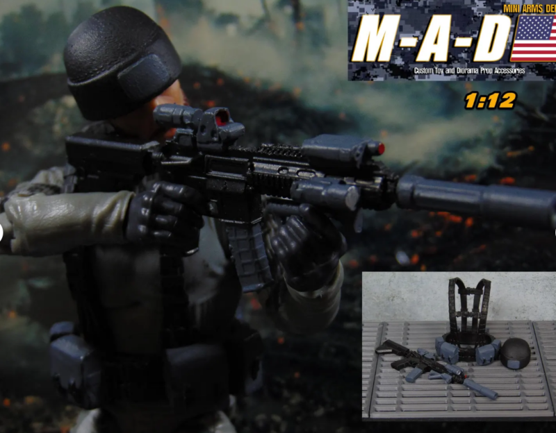 Custom GI JOE Classified Covert Ops Shipwreck action figure, by Mini Arms Depot