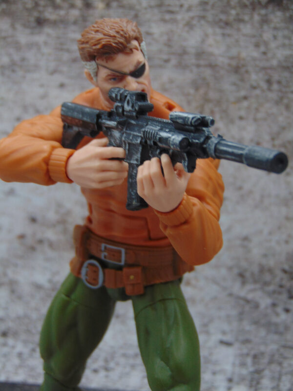 1:12 Weathered HK 416 Assault Rifle with Silencer for 6" Marvel Legends Figures - Image 3