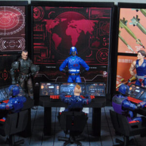 Custom 1:12 COBRA Mission Control Command Center Diorama Prop Set for 6" GI JOE Classified Marvel Legends Star Wars Figures
