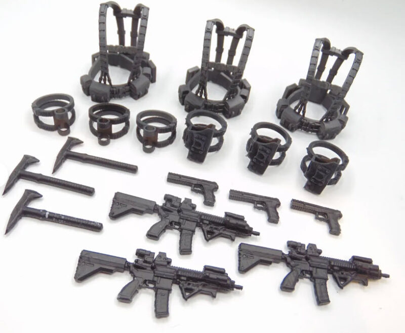 1:12 Steel Brigade Custom Load-Out Weapons Accessory Set for GI JOE Classified Army Builder - Image 8