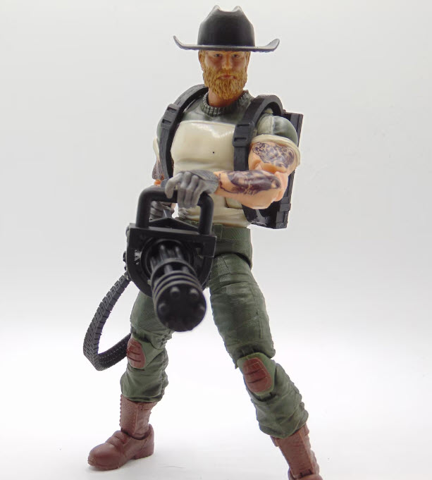Custom 1:12 Scale M134 Minigun Gatling Rig Set for 6" GI JOE Classified Figures - Image 10