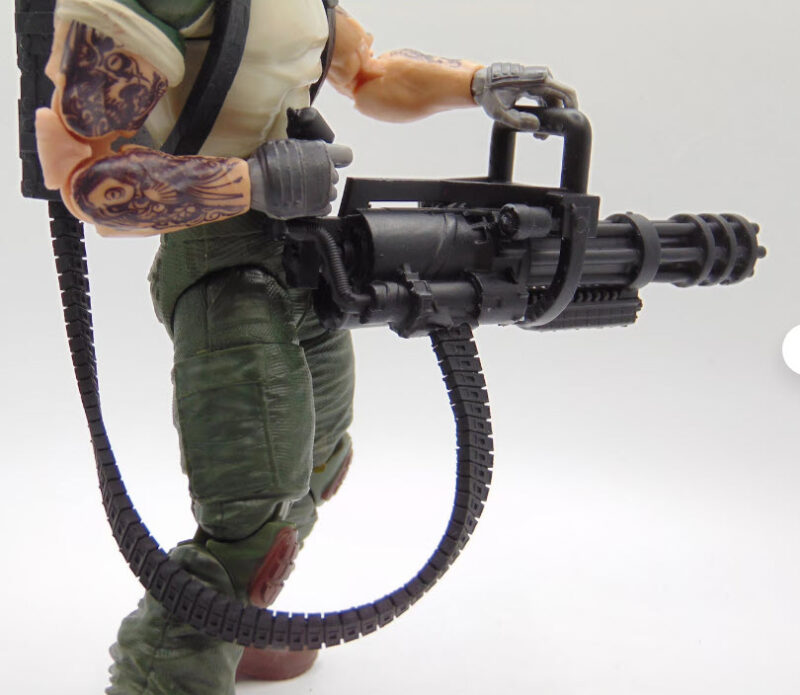 Custom 1:12 Scale M134 Minigun Gatling Rig Set for 6" GI JOE Classified Figures - Image 12