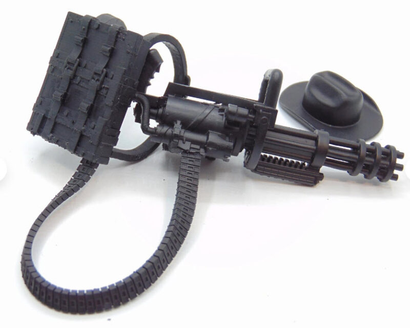 Custom 1:12 Scale M134 Minigun Gatling Rig Set for 6" GI JOE Classified Figures - Image 2