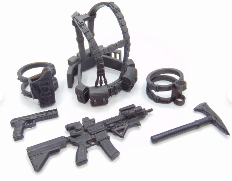 Custom 1:12 Marvel Legends PUNISHER Tactical Load-Out Weapons Accessory Set - Image 11