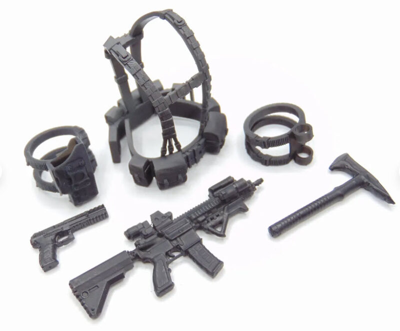 Custom 1:12 Marvel Legends PUNISHER Tactical Load-Out Weapons Accessory Set - Image 12