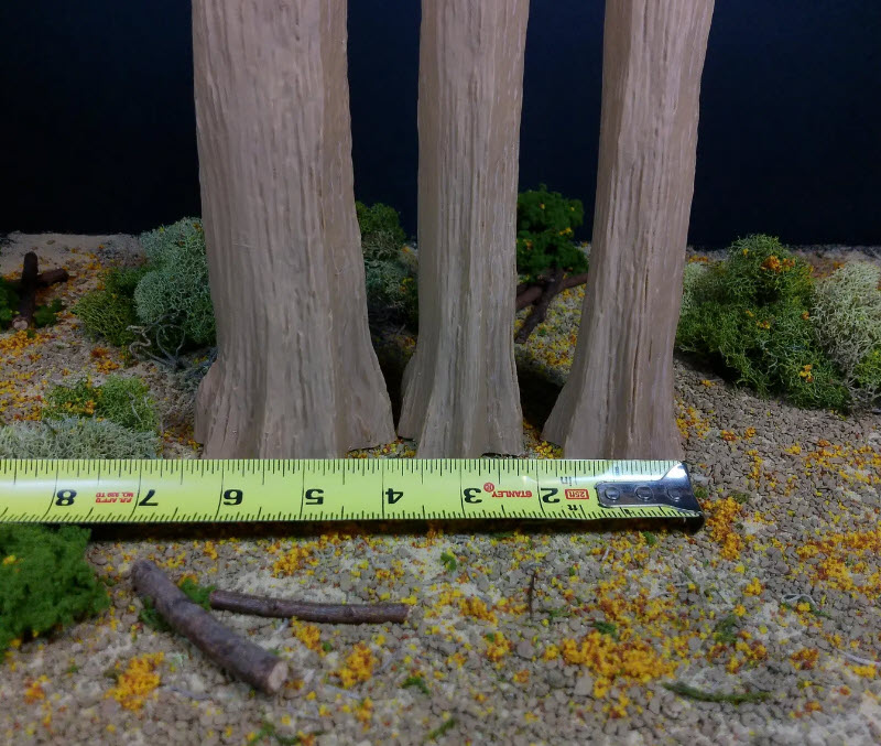 Custom 1:12 Scale Forest Tree Trunks Terrain Diorama Prop for 6" Action Figures - GI JOE, Marvel Legends, Star Wars - Image 10