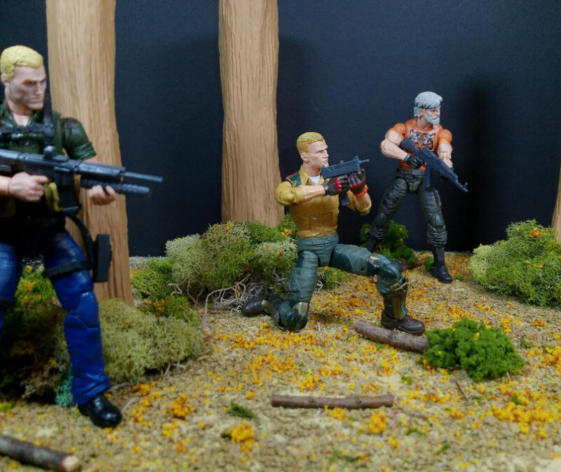 Custom 1:12 Scale Forest Tree Trunks Terrain Diorama Prop for 6" Action Figures - GI JOE, Marvel Legends, Star Wars - Image 3