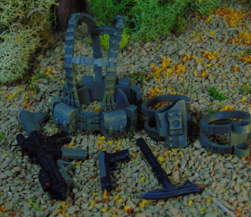 Custom 1:12 Jungle Ops Tactical Load-Out Gear - Great for 6" GI JOE Classified, Marvel Legends, Action Force and MEZCO One12 Figures - Image 4