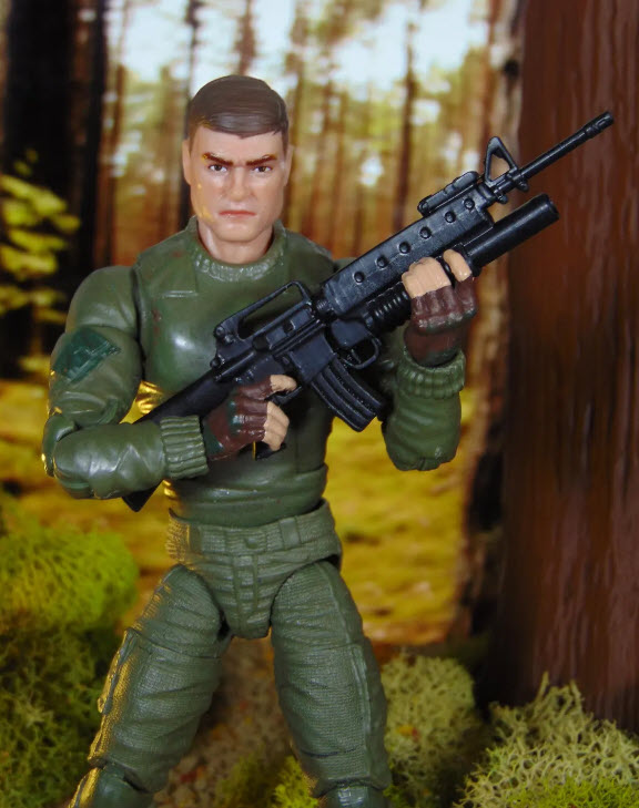 Custom Weapon 1:12 Scale M16 Assault Rifle with Grenade Launcher - Great for GI JOE Classified, Marvel Legends & MEZCO One12 - Image 2