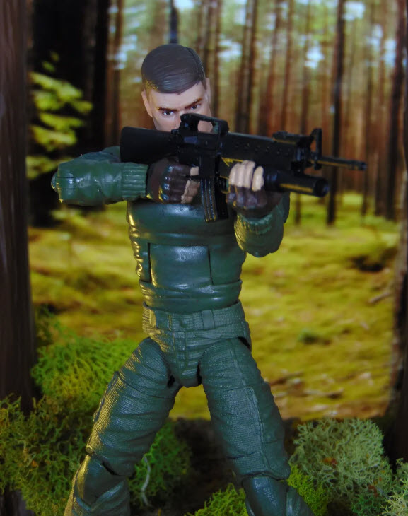 Custom Weapon 1:12 Scale M16 Assault Rifle with Grenade Launcher - Great for GI JOE Classified, Marvel Legends & MEZCO One12 - Image 5
